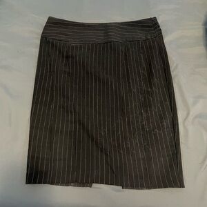 Stooshx pinstripe pencil mini skirt